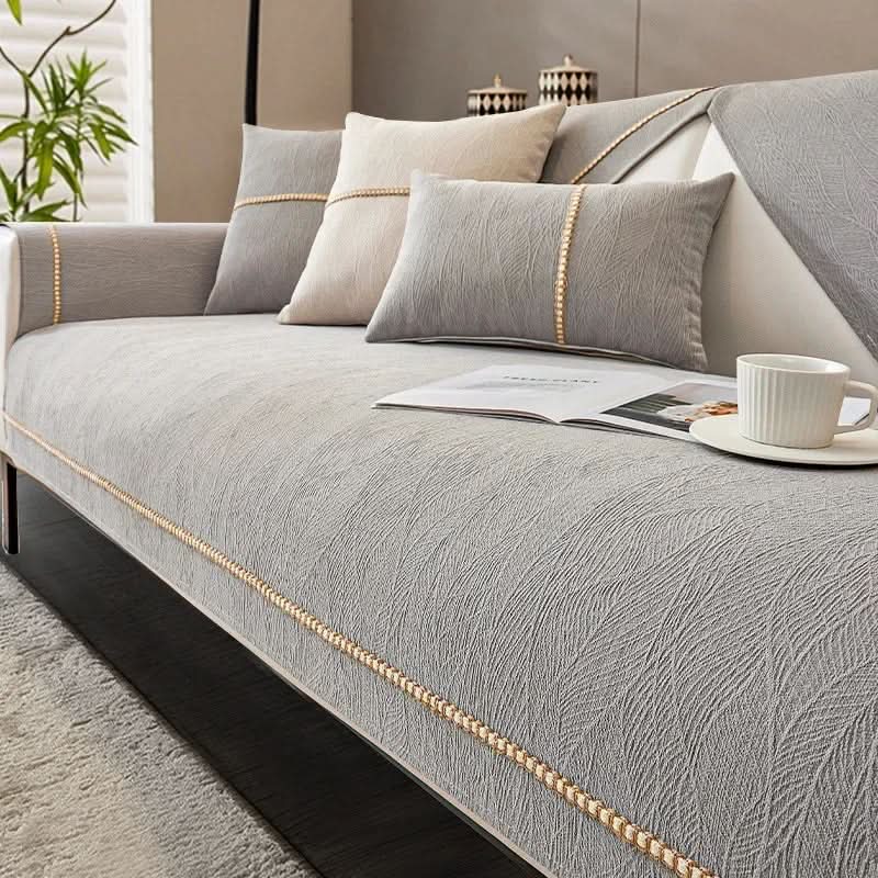 Sofa Cover Non-Slip Linen-Look Machine-Washable