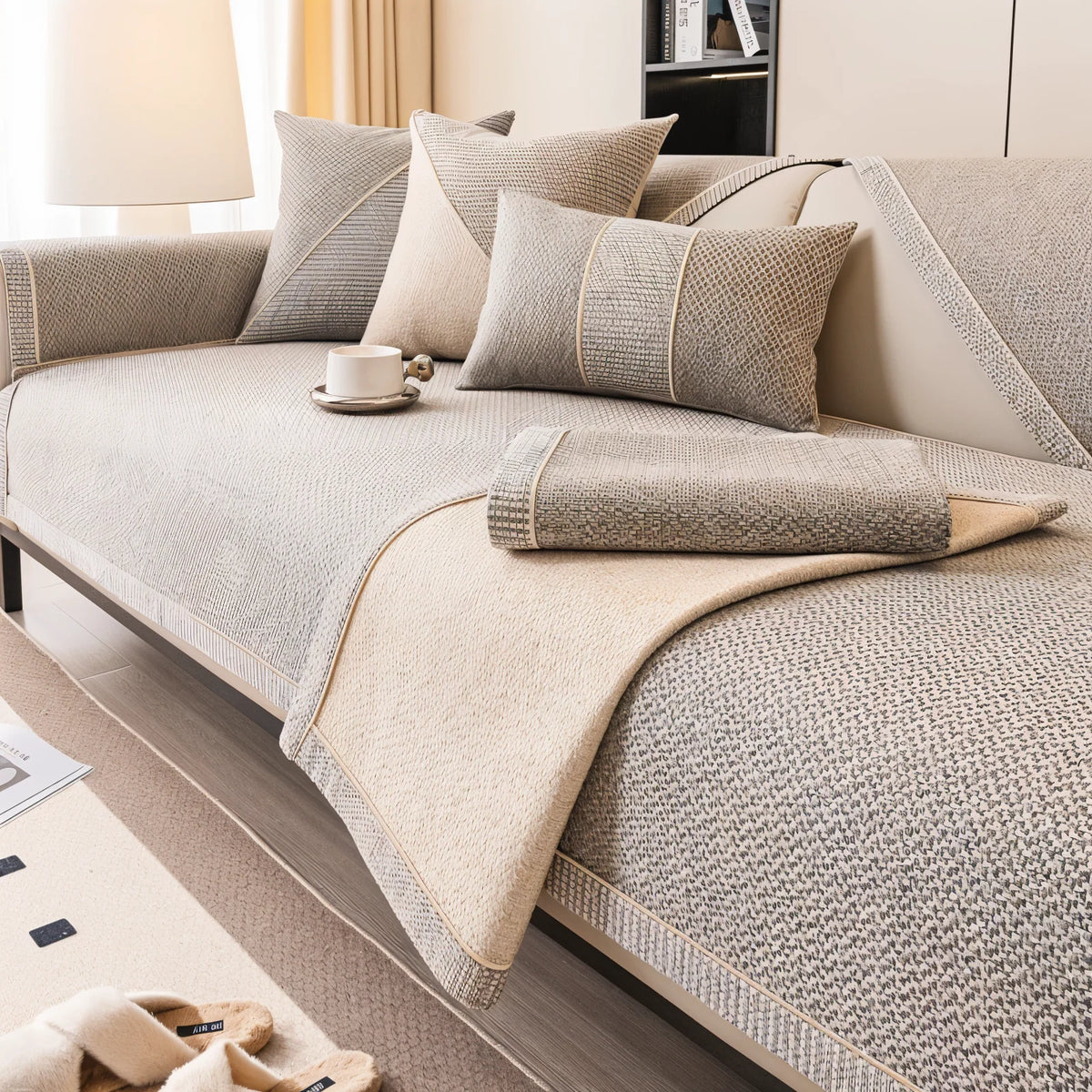 Sofa Cover Stretch Fit Non-Slip Machine Washable