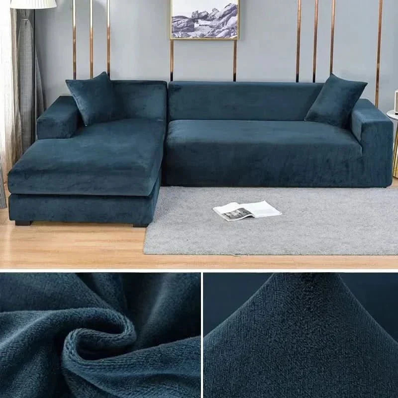 Sofa Cover Stretch Velvet Non-Slip Machine Washable