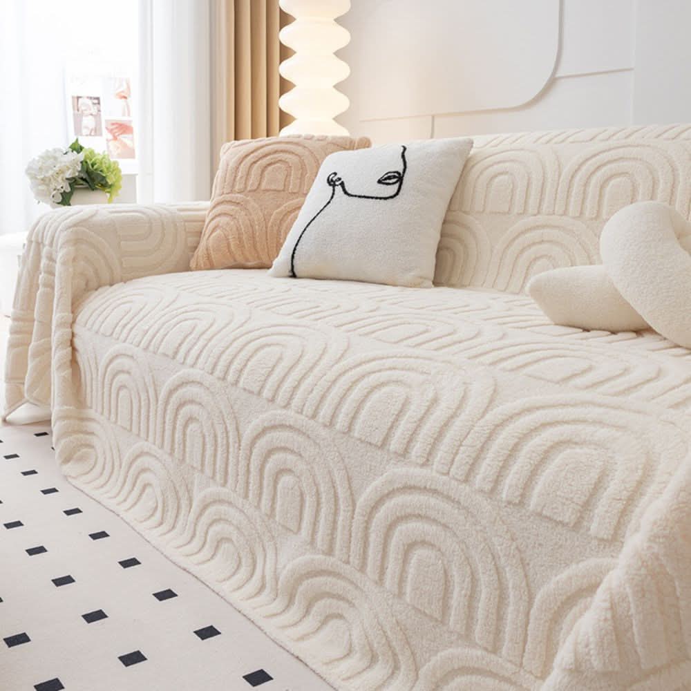 Sofa Cover Thick Quilted Non-Slip Backing