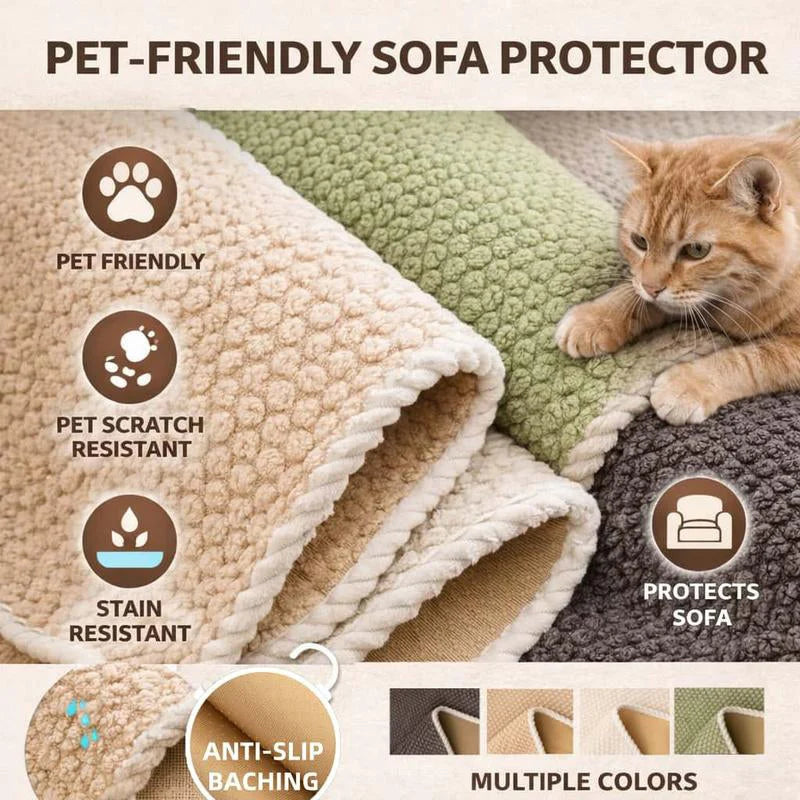 Sofa Cover Thick Textured Non-Slip Machine Washable