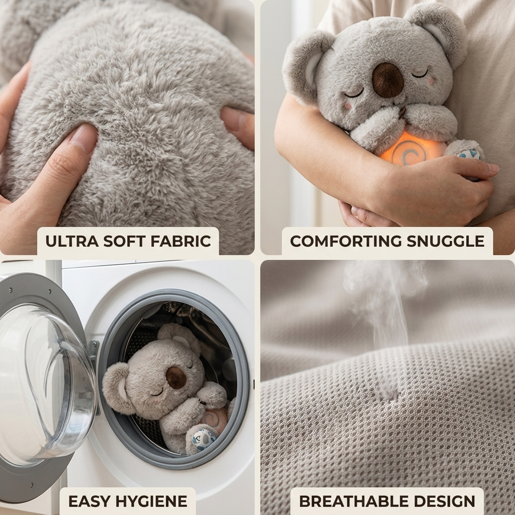 Soft Breathable Machine-Washable Plush Toy (12 Inch)