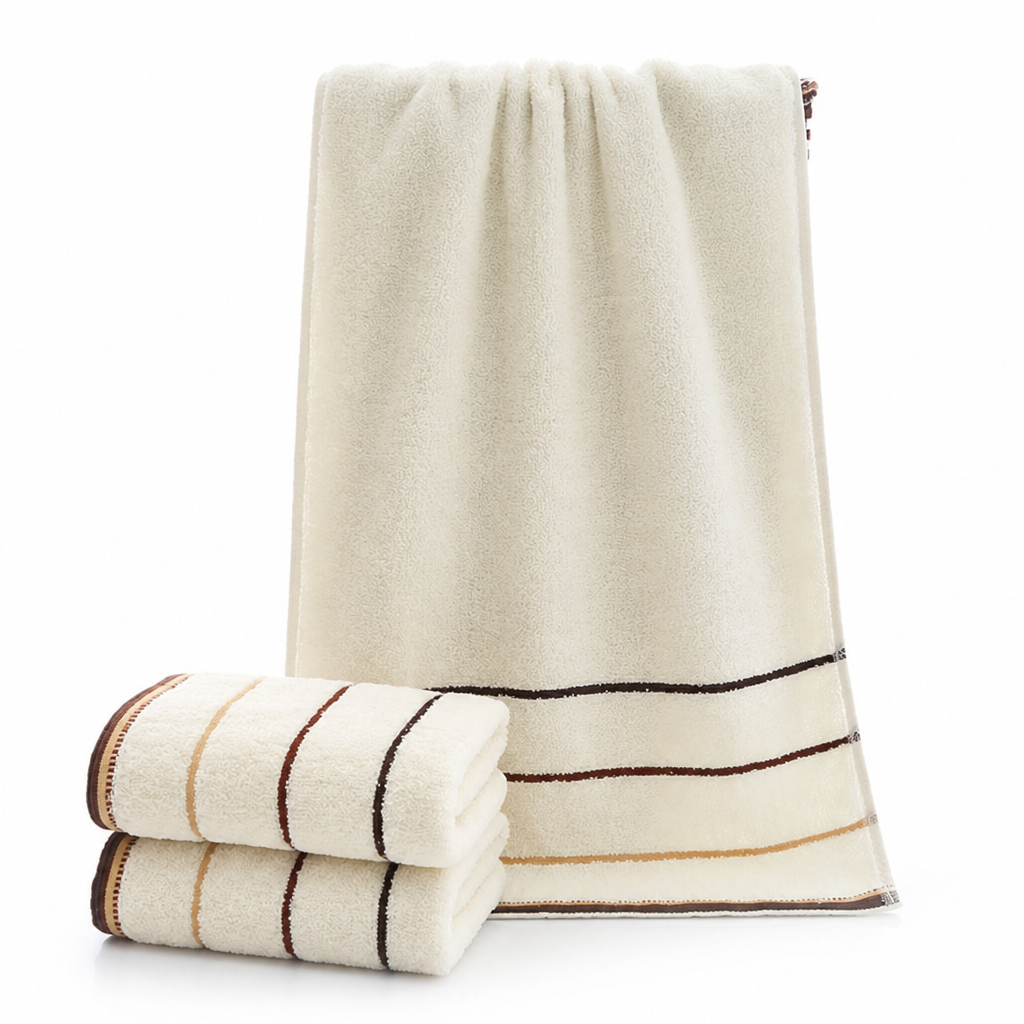Soft Cotton Quick-Drying Bath Towel (Compact Size)