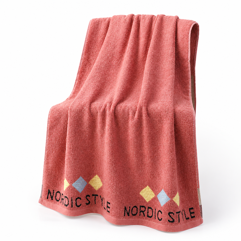 Soft Plush Nordic-Style Machine-Washable Throw Blanket