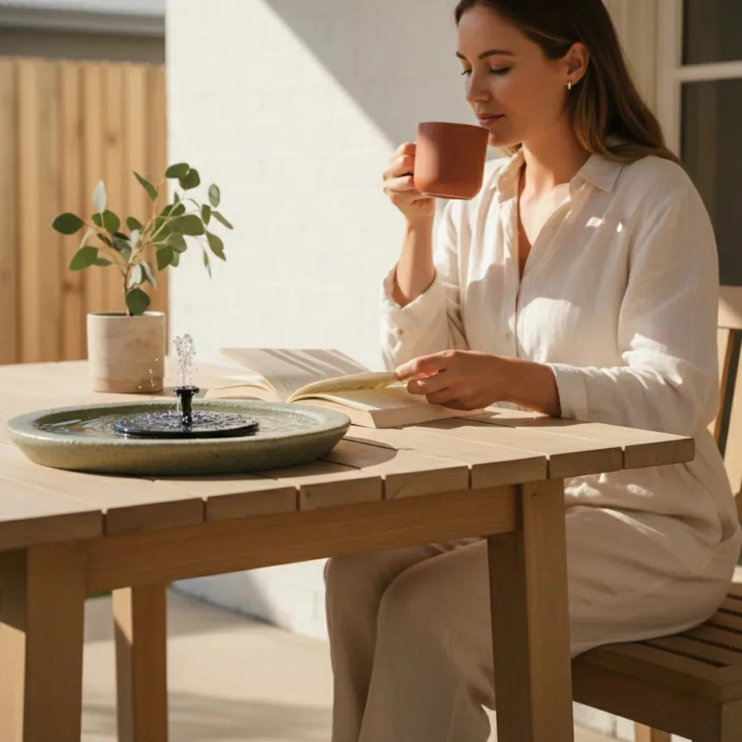 Solar Fountain Bowl-Compatible Pond-Free