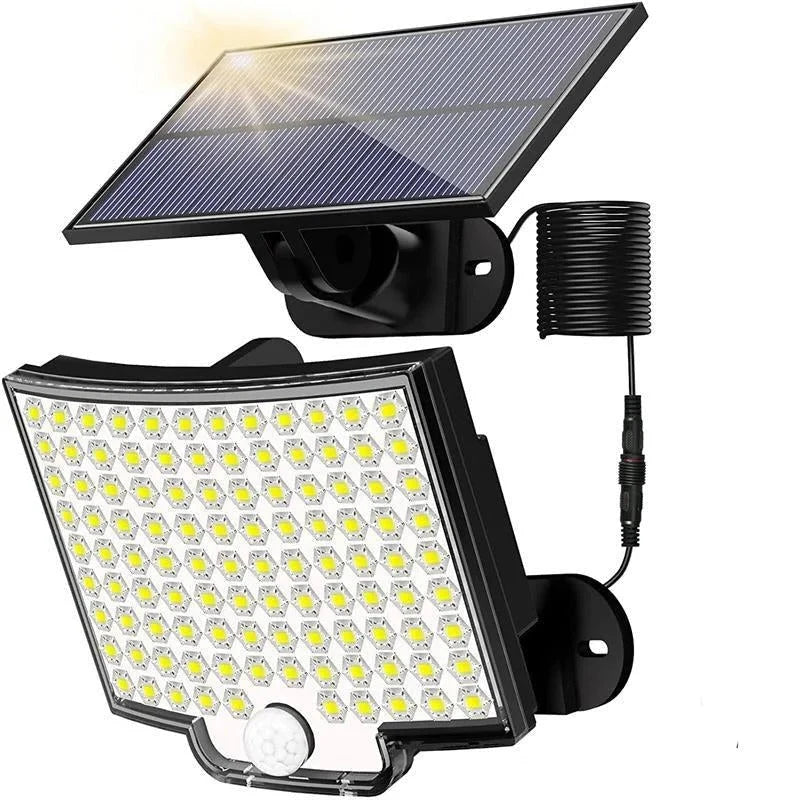 Solar Motion Sensor Light 106 LED IP65 Cordless Installation