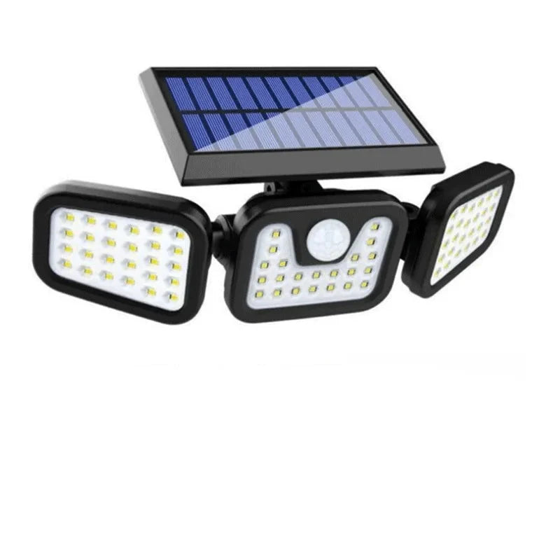 Solar Motion Sensor Light 74 LEDs 270° Coverage