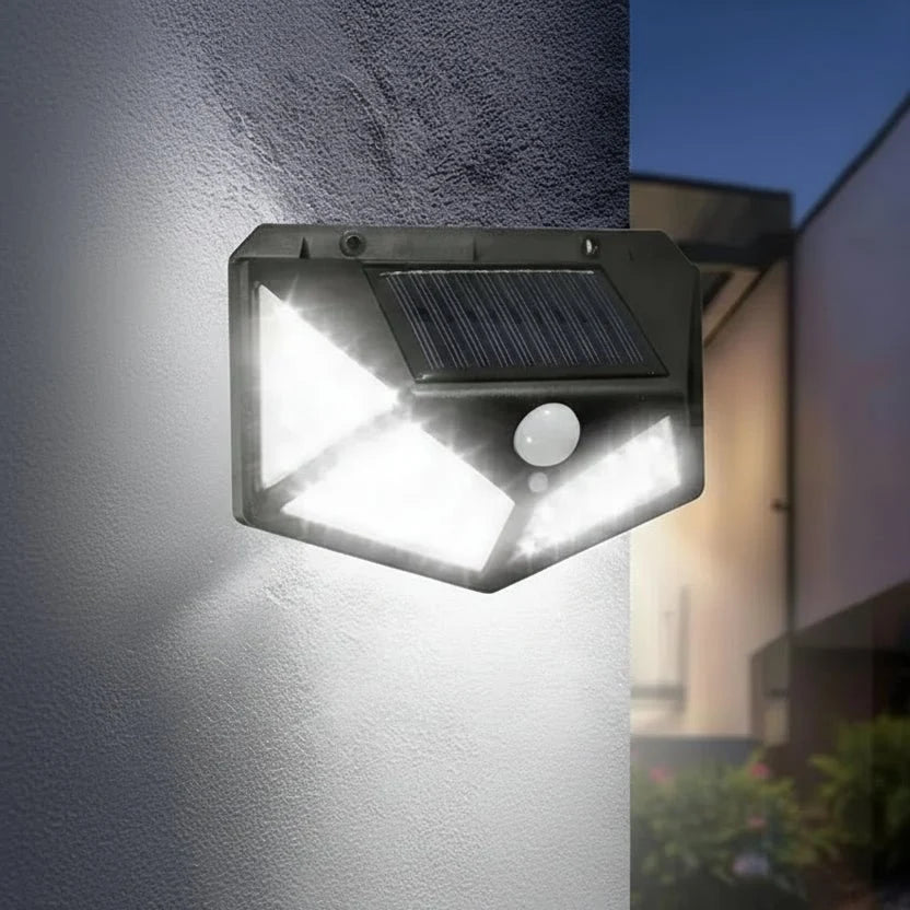Solar Security Light Motion-Activated LED Outdoor Use