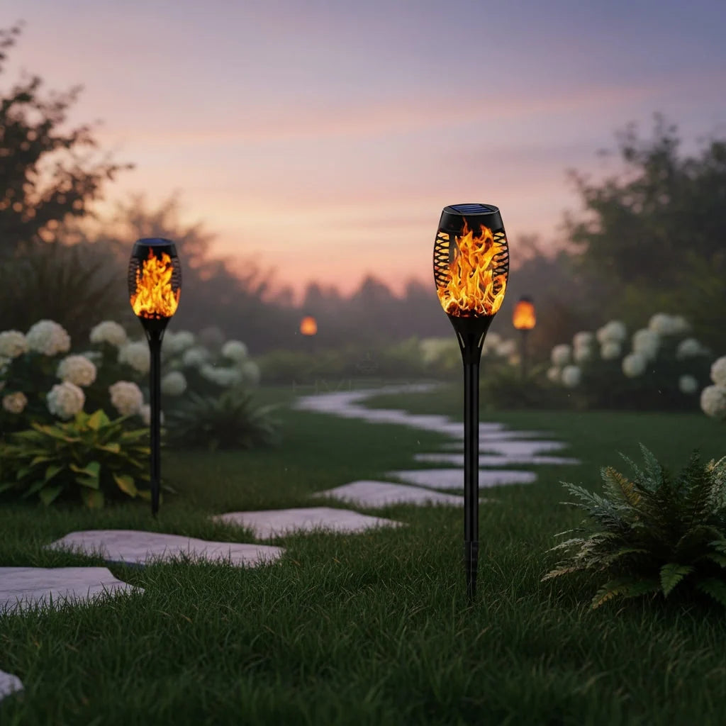 Solar Spotlight Adjustable Head Separate Solar Panel