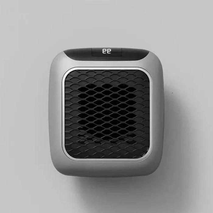 Space Heater Plug-In Ceramic 800W Adjustable Thermostat 12-Hour Timer