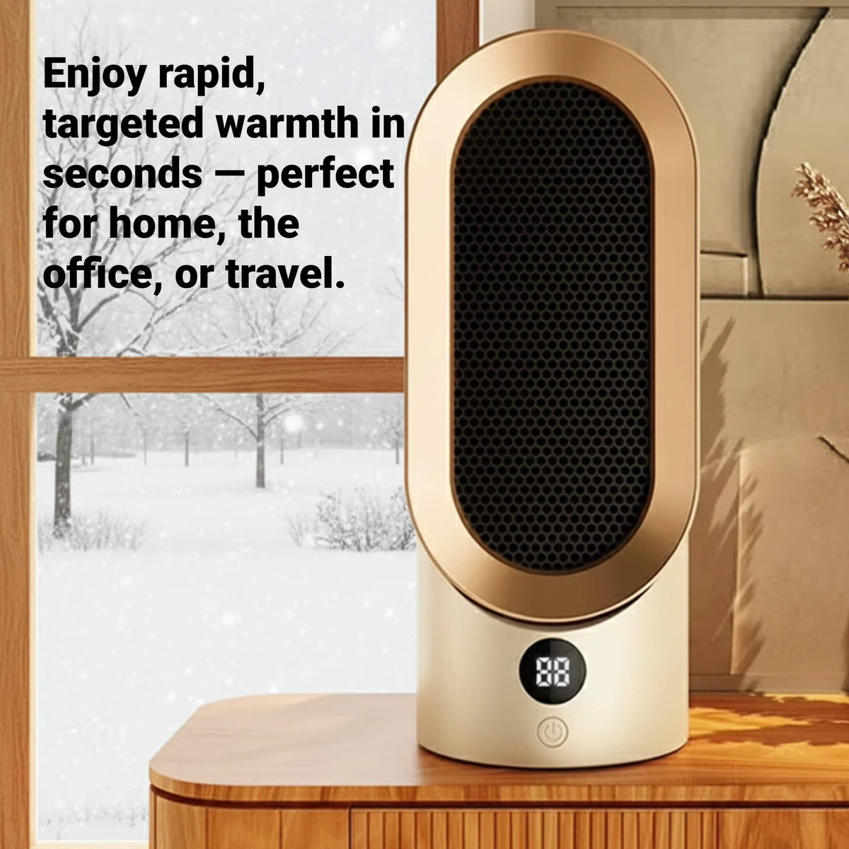 Space Heater Portable Quiet With Overheat Protection