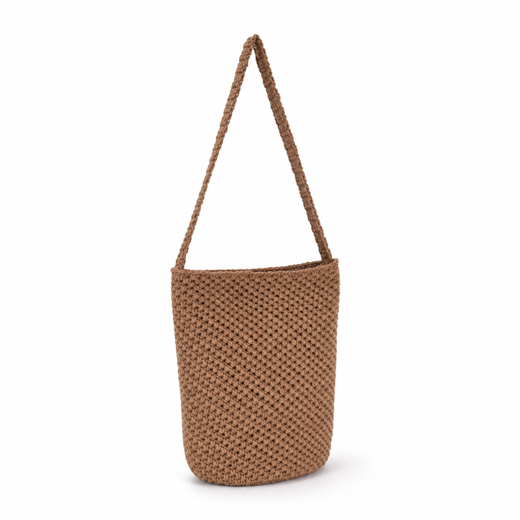 Spacious Eco-Friendly Cotton Crochet Tote Bag