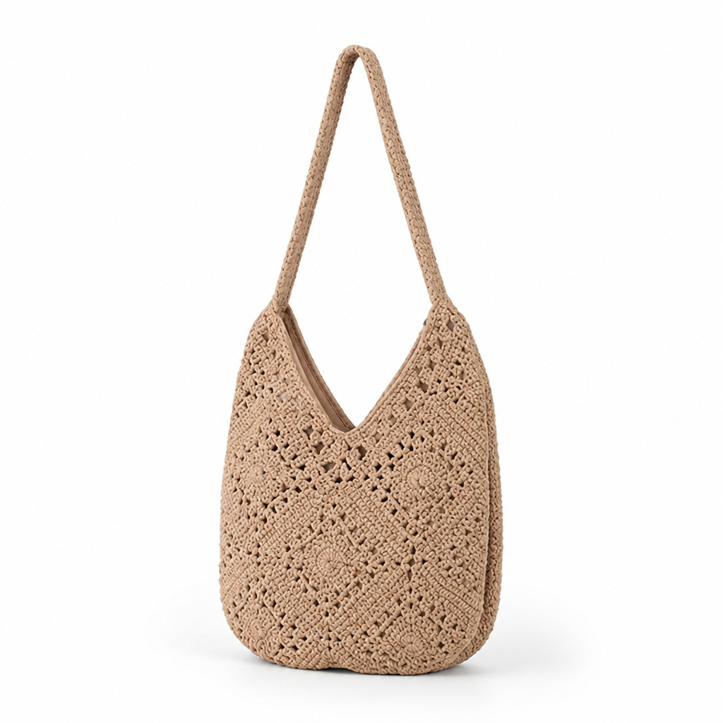 Spacious Handcrafted Eco-Friendly Hobo Bag
