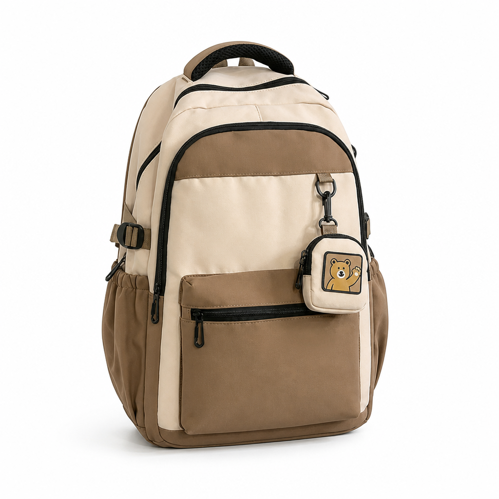 Spacious Multi-Compartment Backpack (Padded Shoulder Straps)