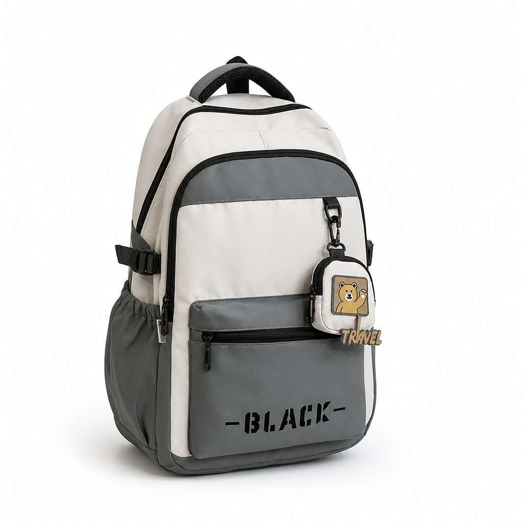 Spacious Multi-Compartment Backpack (Padded Shoulder Straps)