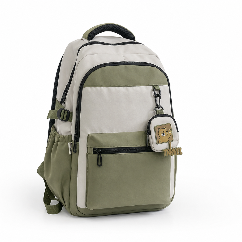 Spacious Multi-Compartment Backpack (Padded Shoulder Straps)