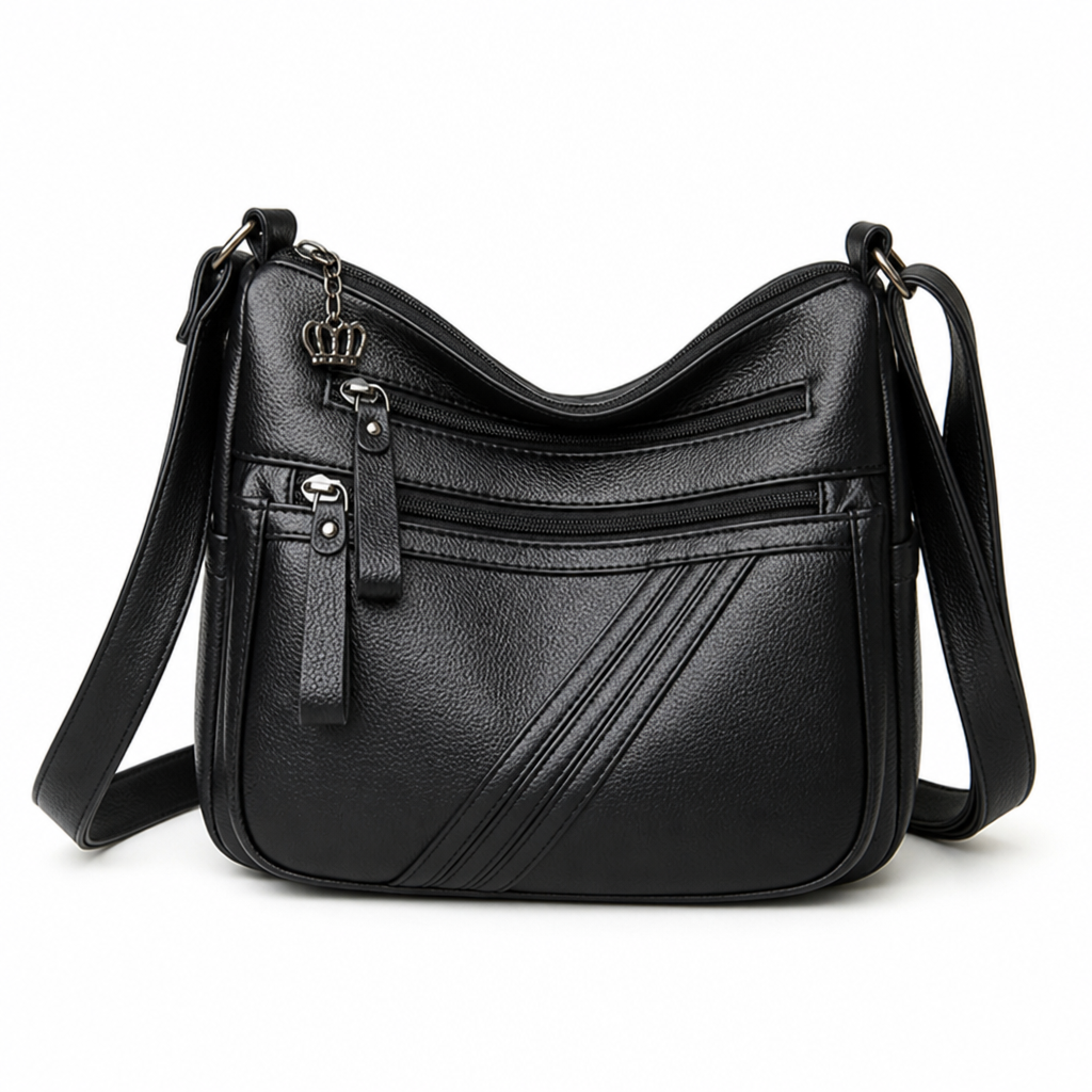 Spacious Multi-Pocket Adjustable Strap Crossbody Bag