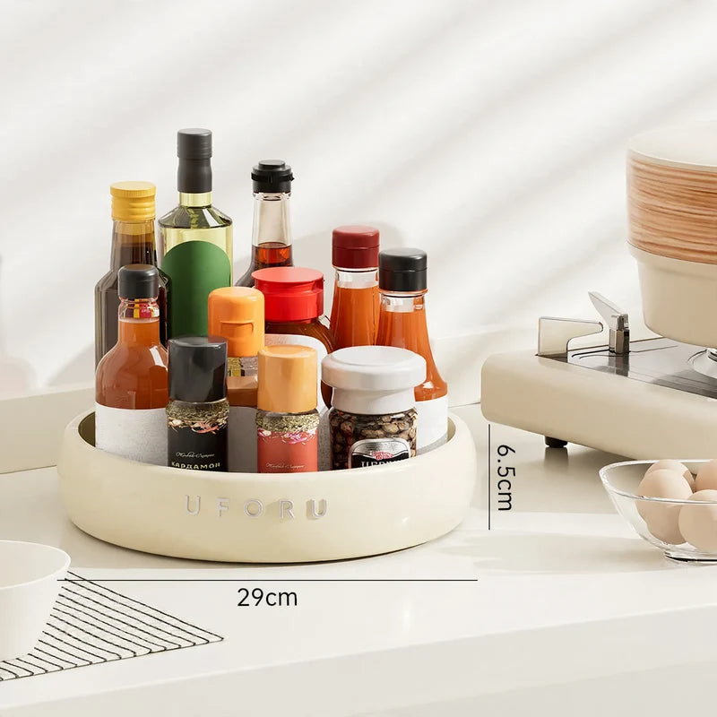 Spice Rack 360° Rotating Space-Saving Organizer