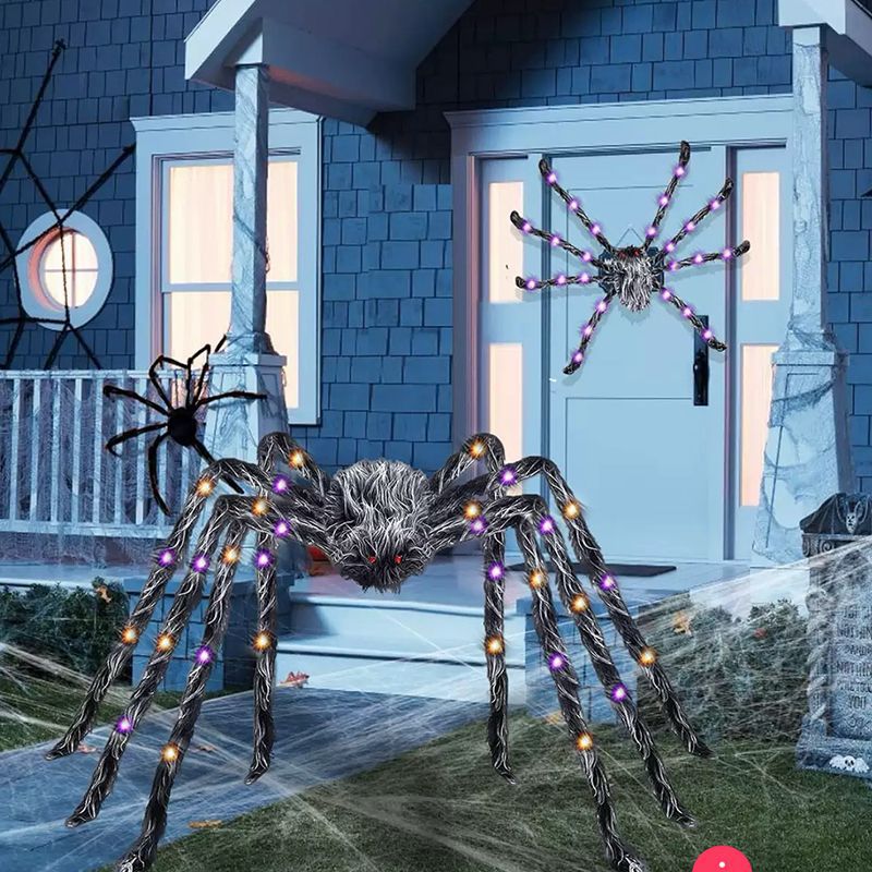 Spider Decoration Battery-Powered LED Adjustable Legs