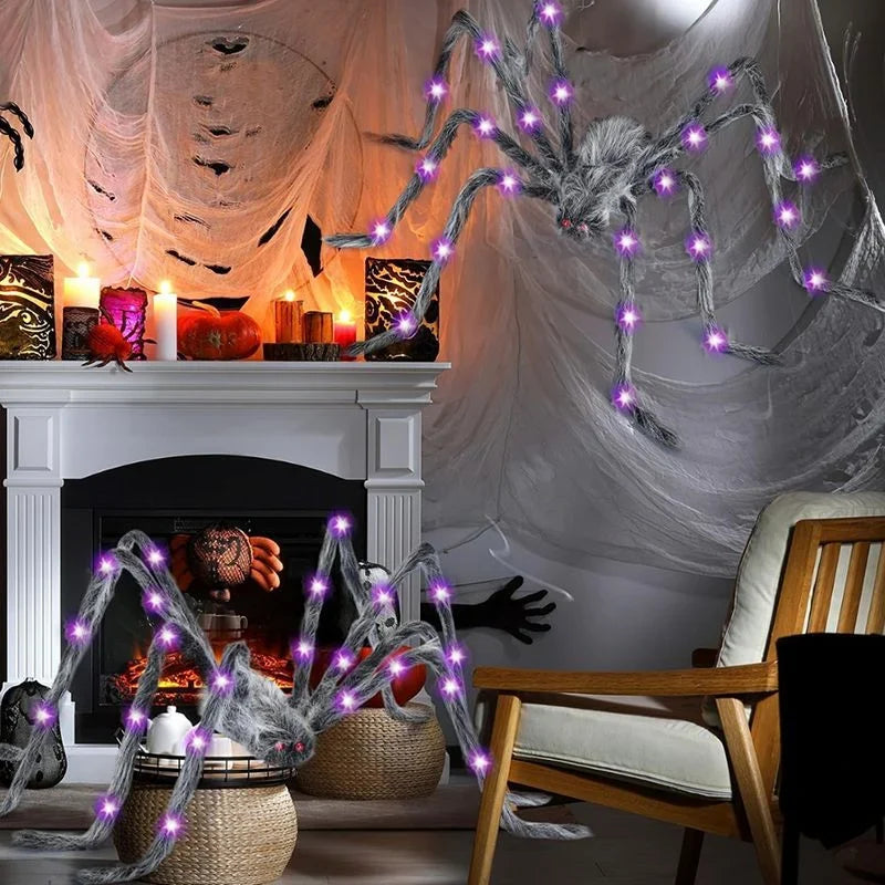 Spider Decoration Battery-Powered LED Adjustable Legs