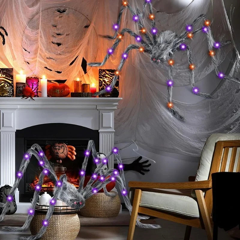 Spider Decoration Battery-Powered LED Adjustable Legs