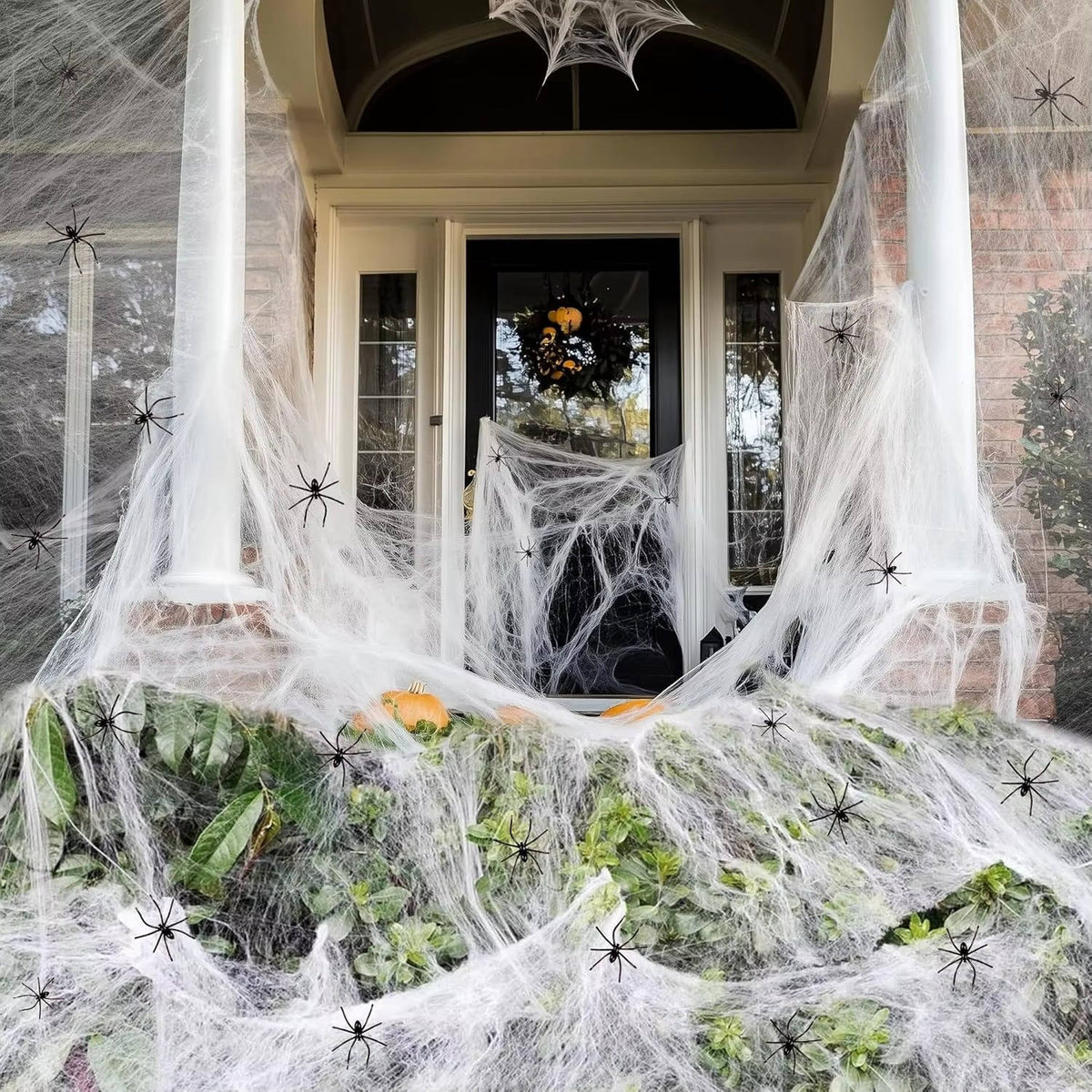 Spider Web Decor 200 Sq Ft Includes Nine Spiders