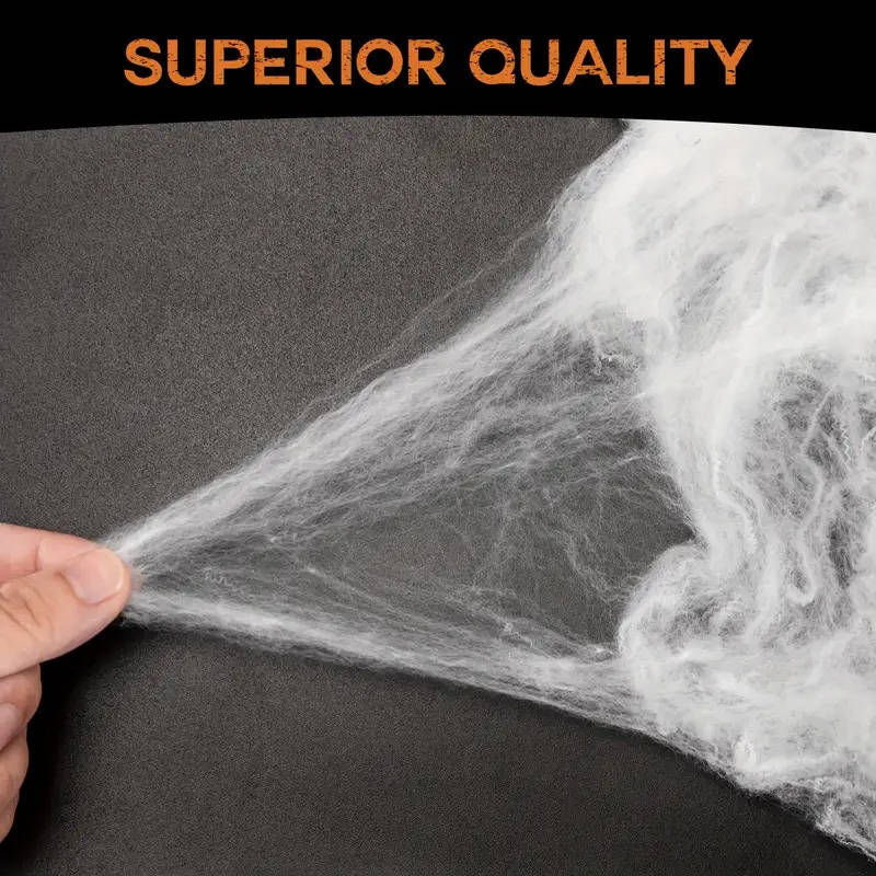 Spider Web Decor 200 Sq Ft Includes Nine Spiders