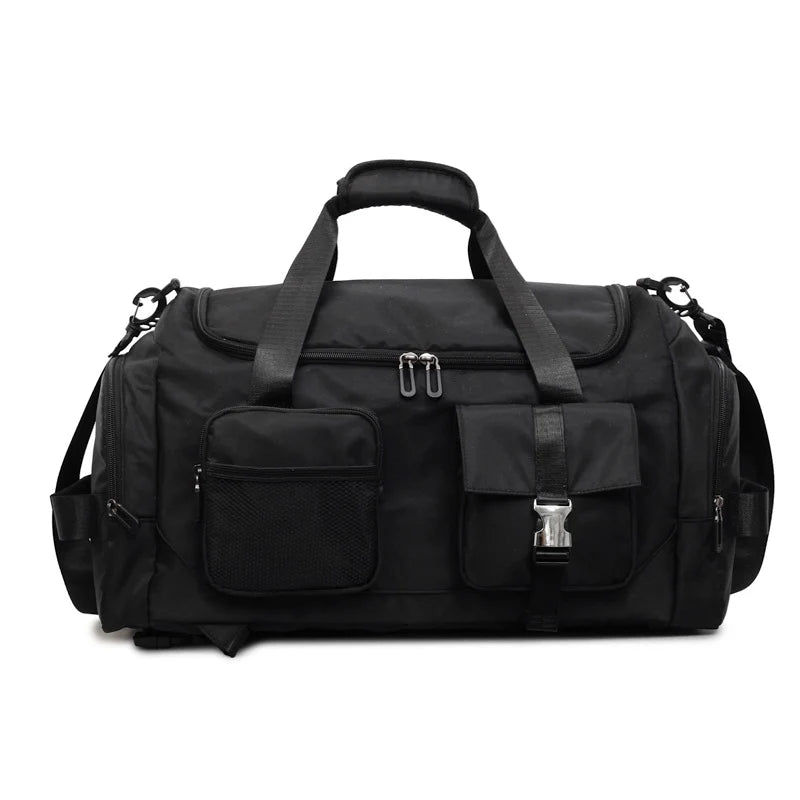 Sports Duffel Bag Water-Resistant Multi-Pocket Padded Handles