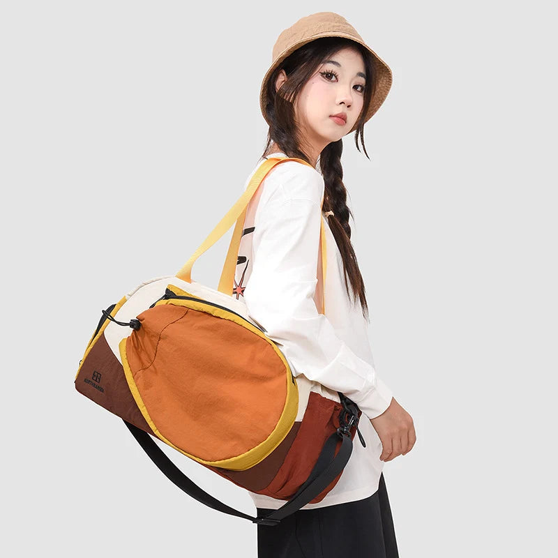 Sports Duffel Bag Water-Resistant Multiple Compartments