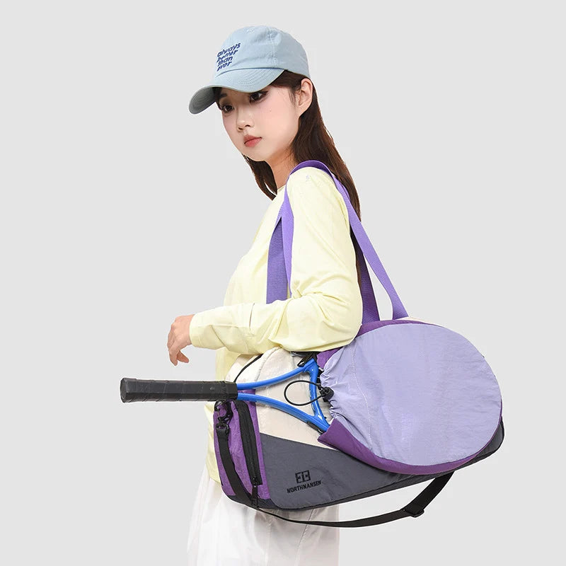 Sports Duffel Bag Water-Resistant Multiple Compartments