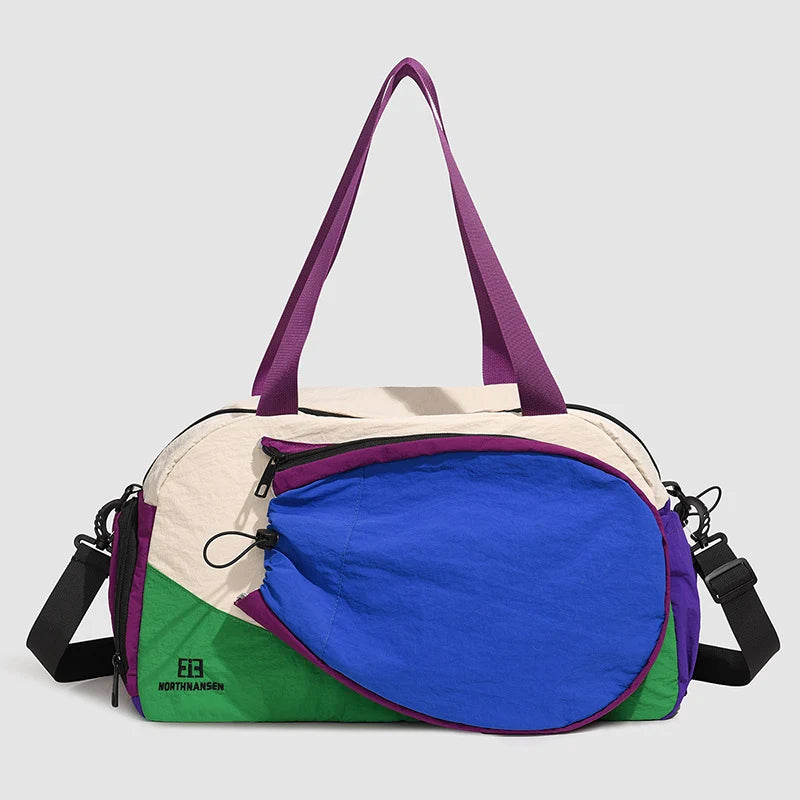 Sports Duffel Bag Water-Resistant Multiple Compartments