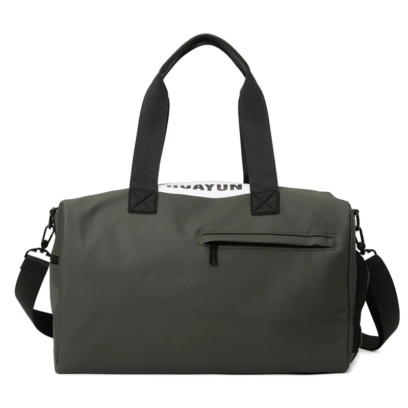 Sports Duffel Bag Water-Resistant Multiple Pockets & Adjustable Strap