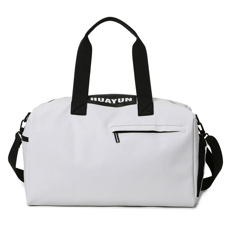 Sports Duffel Bag Water-Resistant Multiple Pockets & Adjustable Strap