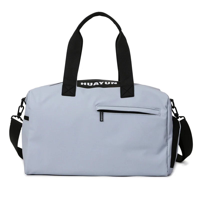 Sports Duffel Bag Water-Resistant Multiple Pockets & Adjustable Strap