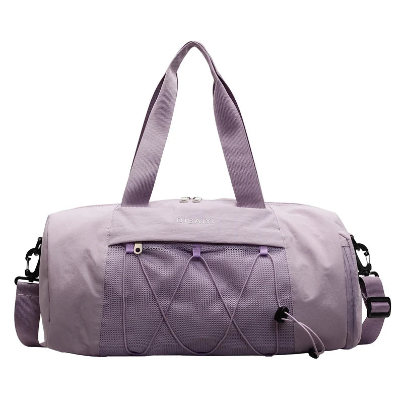 Sports Duffle Bag Large Capacity Durable Fabric Removable Strap