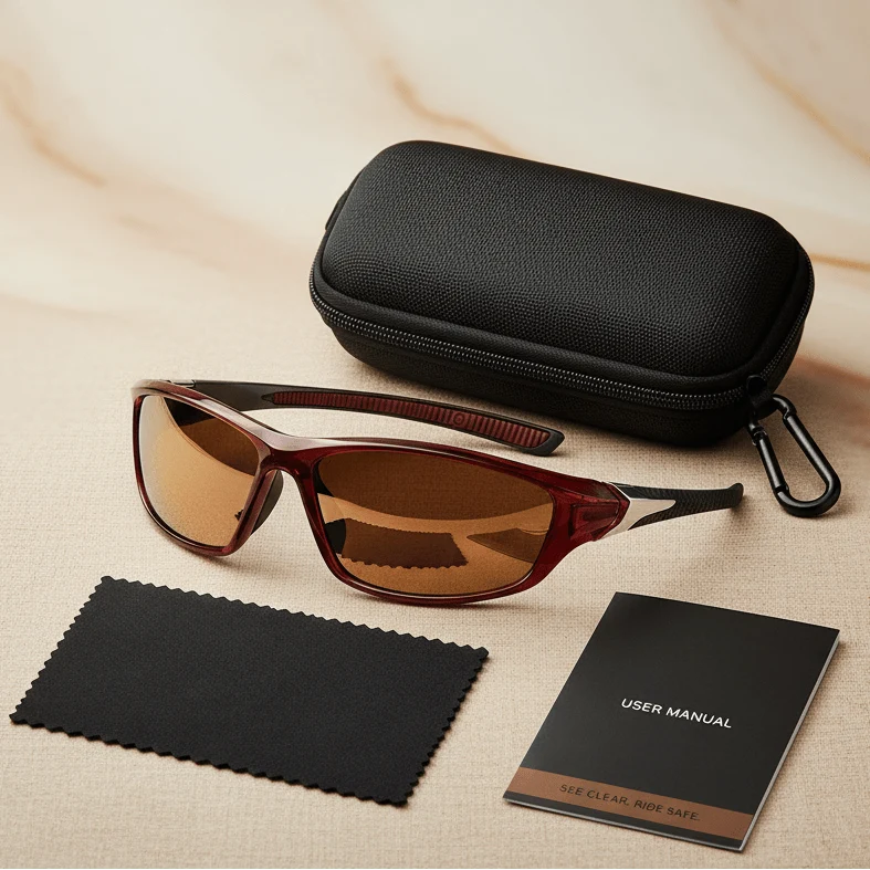 Sports Sunglasses Polarized UV400 Non-Slip Temples