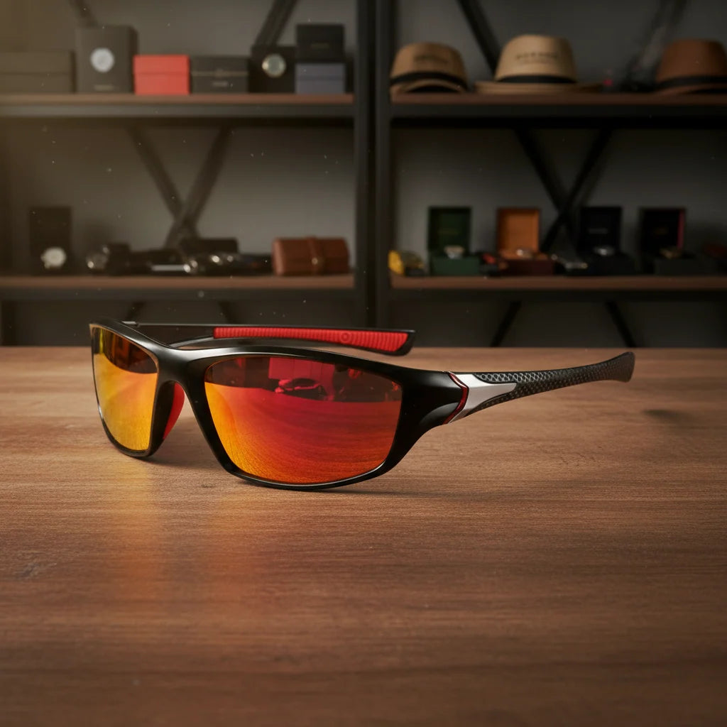 Sports Sunglasses Polarized Wraparound UV400 Protection Secure Fit