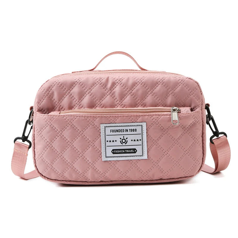 Sports Travel Bag Waterproof Spacious Quilted Detachable Strap