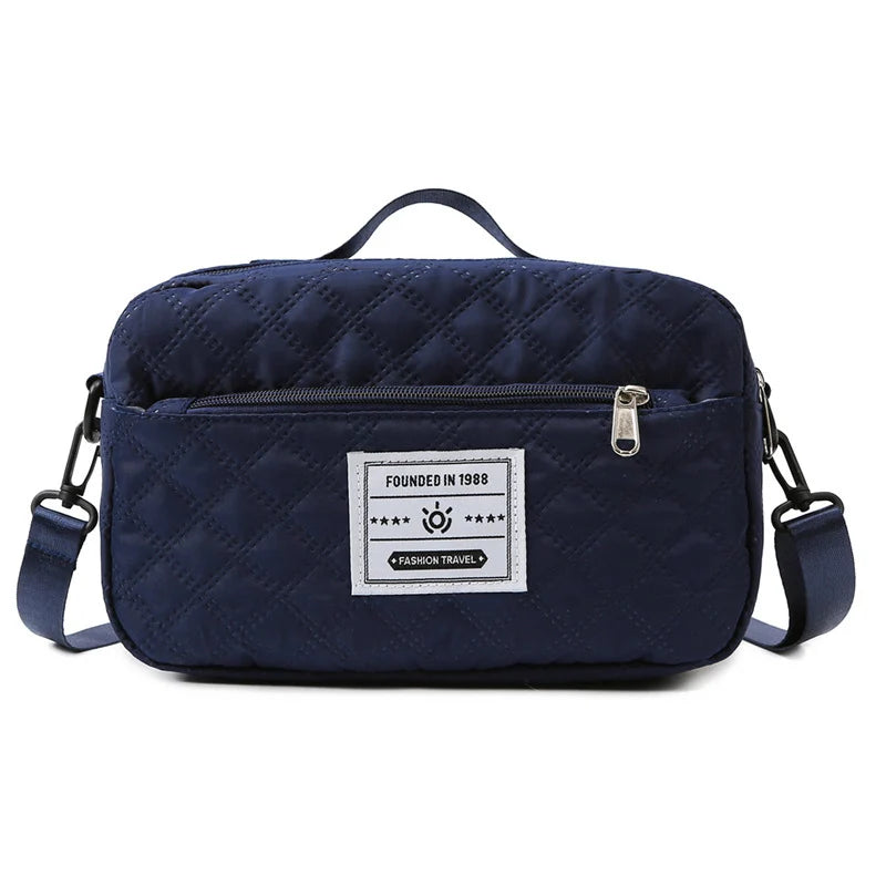 Sports Travel Bag Waterproof Spacious Quilted Detachable Strap
