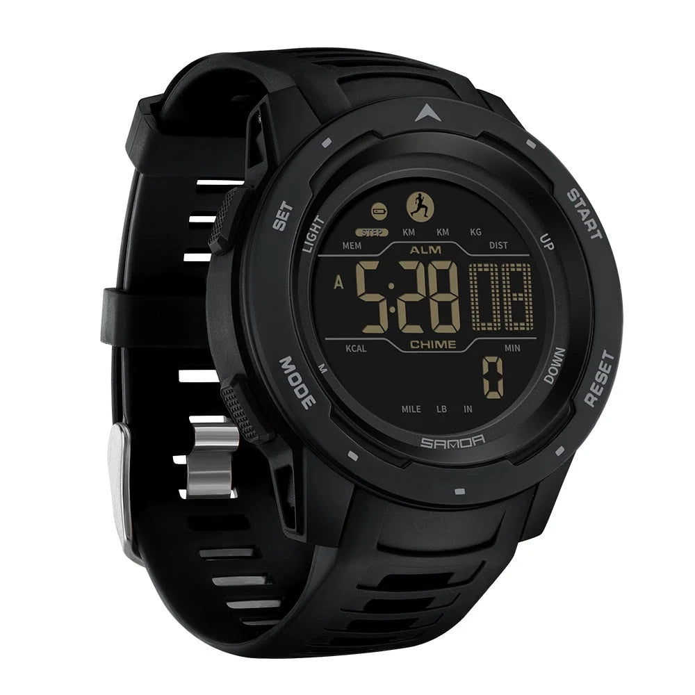 Sports Watch Built In Pedometer Waterproof 5 ATM