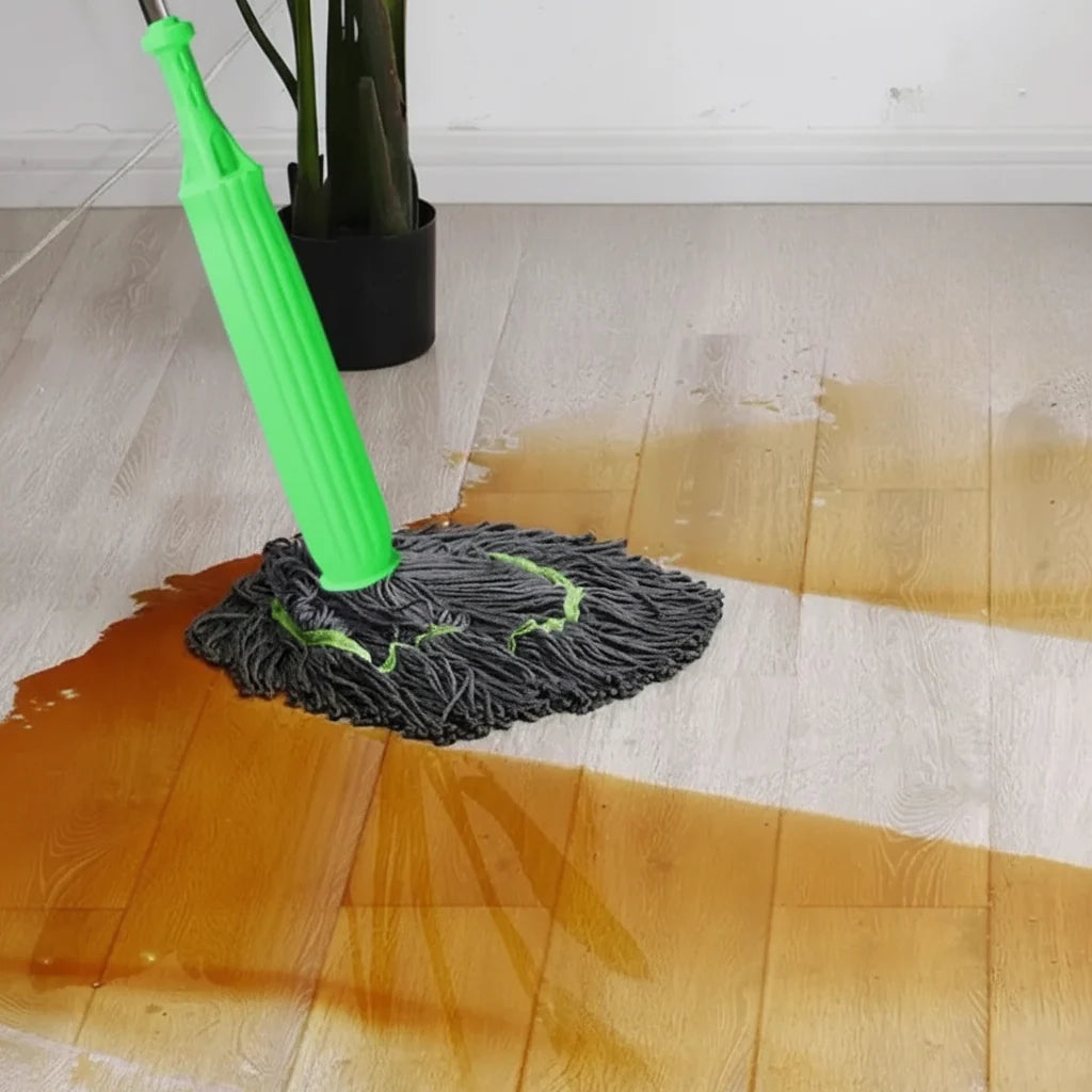 Spray Mop Refillable Reservoir Swivel Head & Washable Microfiber Pad