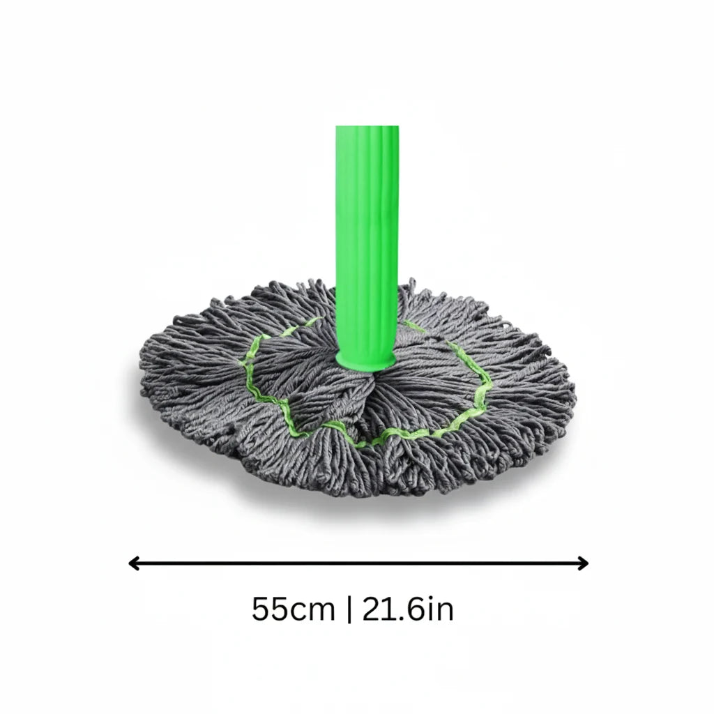 Spray Mop Refillable Reservoir Swivel Head & Washable Microfiber Pad