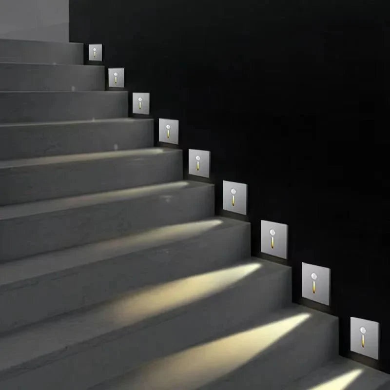 Stair Light Motion-Activated Warm LED Lighting