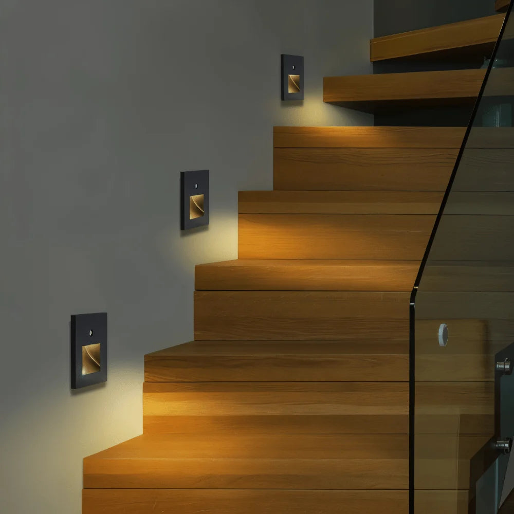 Stair Light Motion-Activated Warm LED Lighting