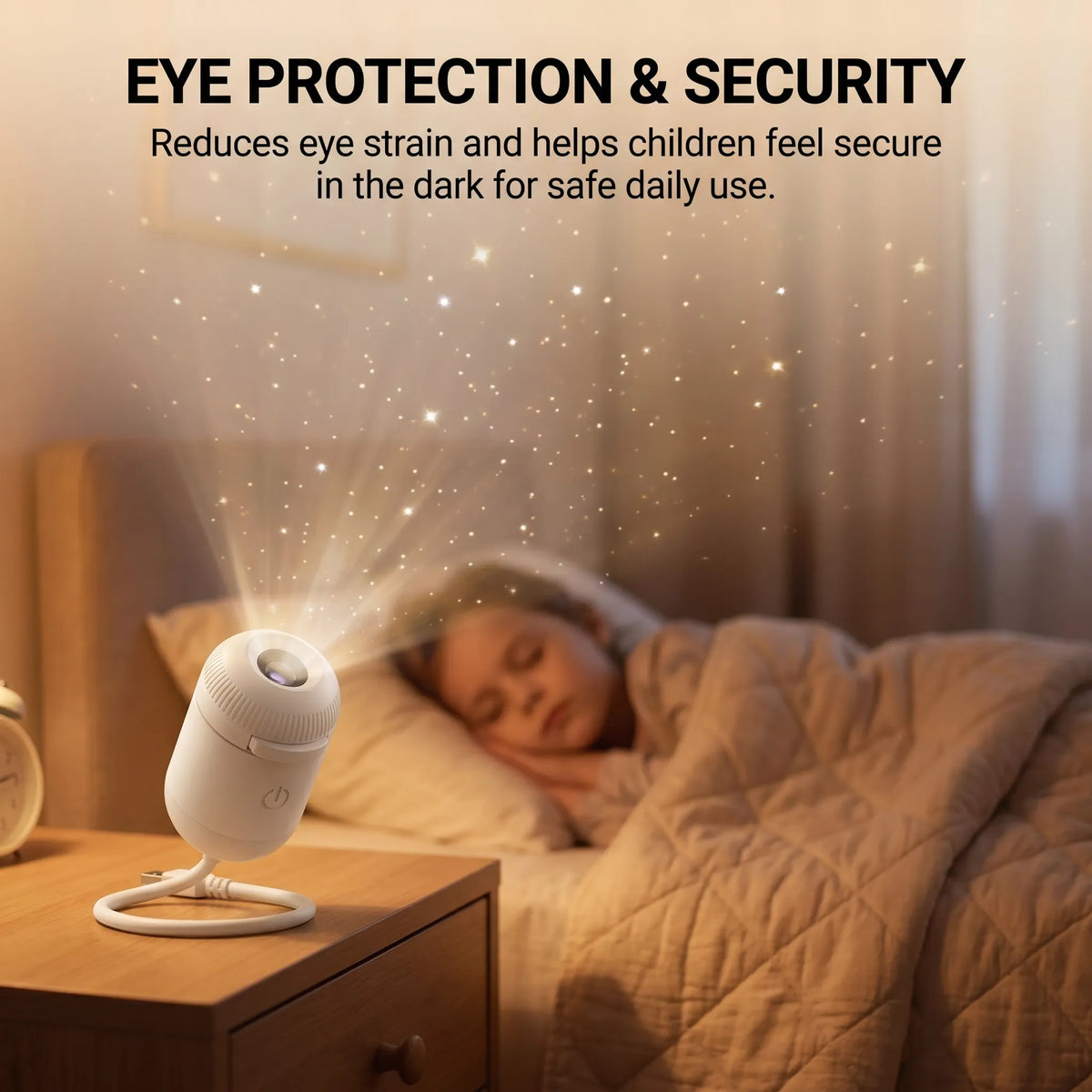 Star Projector 300-Lumen Portable Eye-Protection Technology