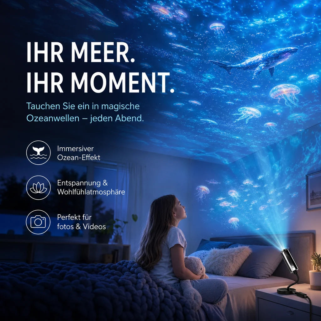 Star Projector Night Light 10 Interchangeable Slides USB Powered