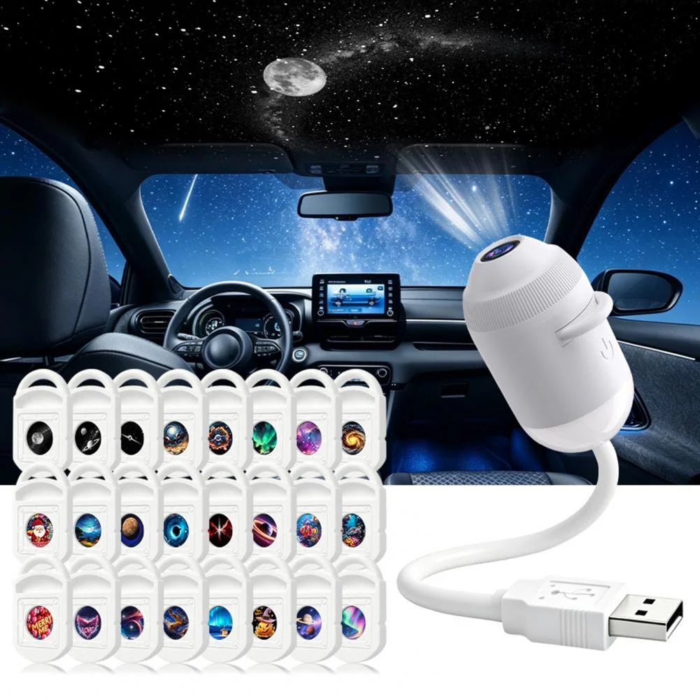 Star Projector Night Light Touch Control Adjustable Brightness & Dual Modes