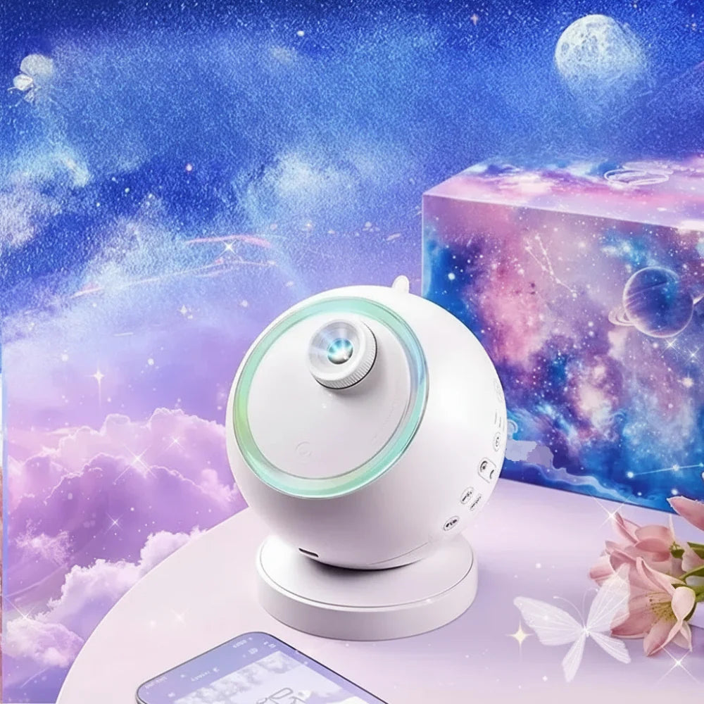 Star Projector Rotating Nebula Bluetooth Speaker