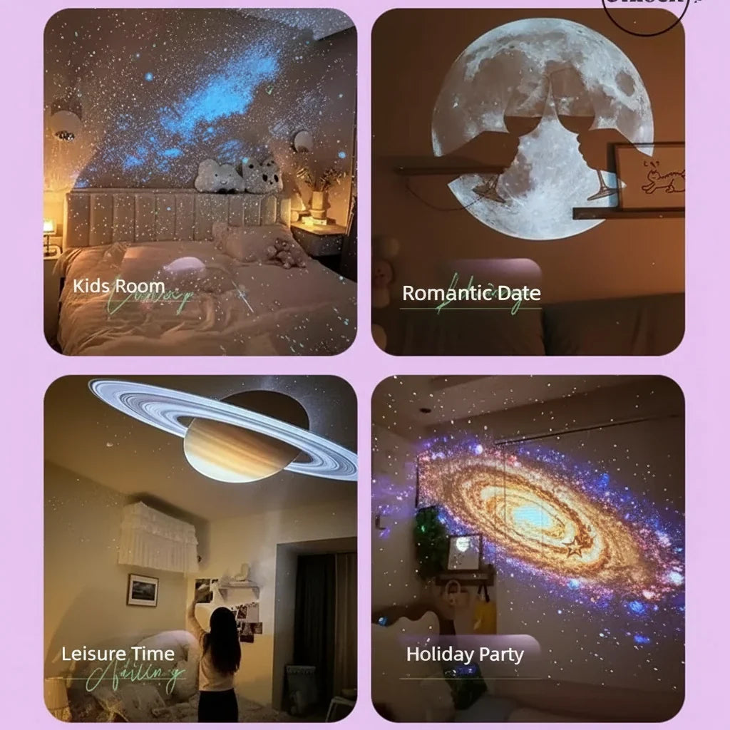 Star Projector Rotating Nebula Bluetooth Speaker