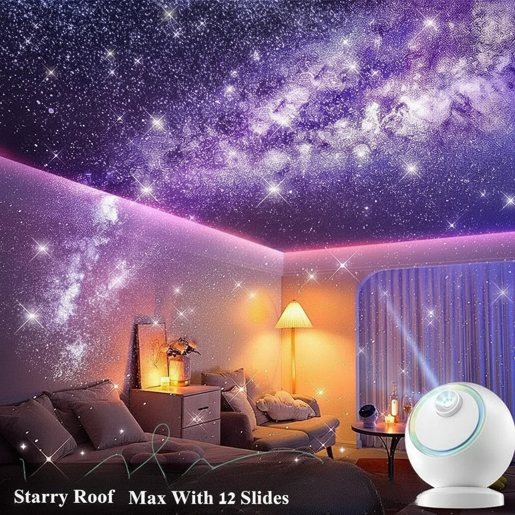 Star Projector Rotating Nebula Bluetooth Speaker